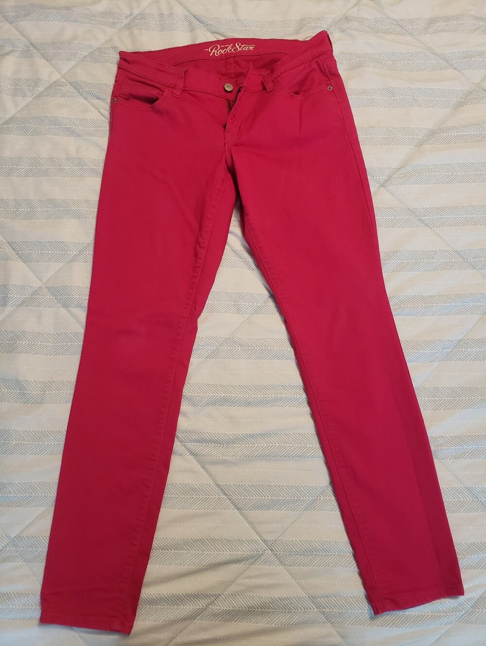 Rock Star Fuchsia Skinny Jeans